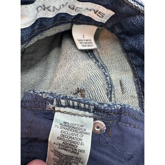 DKNY Jeans Studded Crop Denim Pants – Size 2 - GREAT CONDITION PRELOVED - Picture 6 of 10